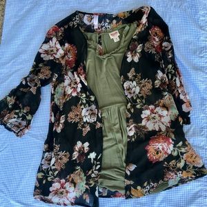 Set of cami and cover up